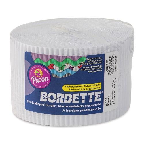 CORRUGATED BORDER 2.25" x 50' - WHITE