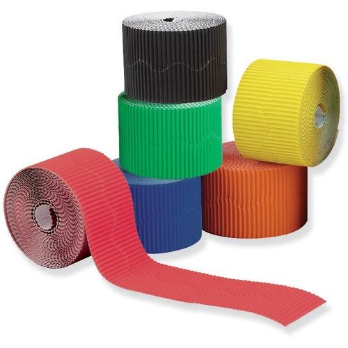 CORRUGATED BORDER 2.25" x 50' - 6 COLOUR ASSORTMENT