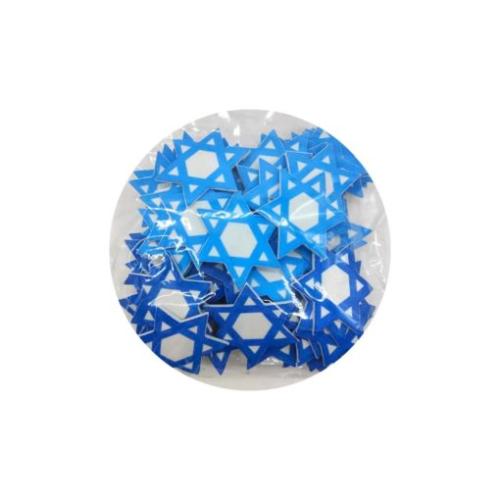 FOAM SELF-ADHESIVE STAR OF DAVID SHAPES 70/BAG