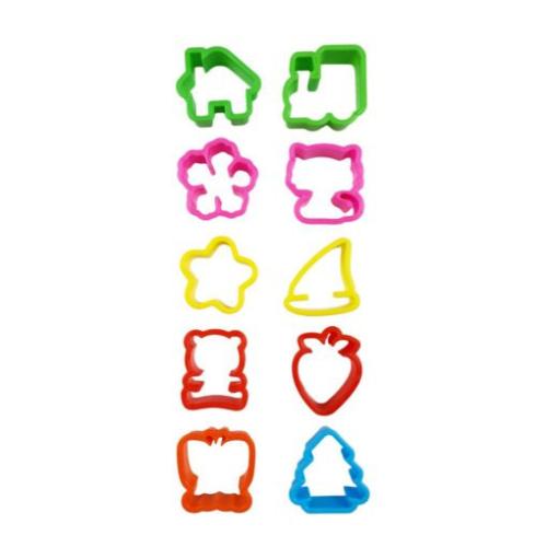 CLAY/DOUGH CUTTERS 10/SET
