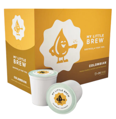 COFFEE K-CUPS - MY LITTLE BREW 24/BOX - COLOMBIAN
