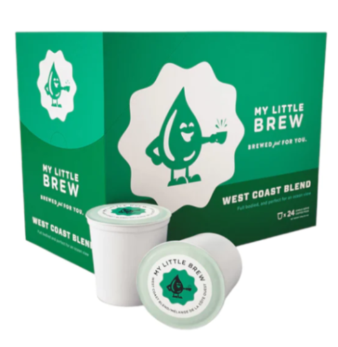 COFFEE K-CUPS - MY LITTLE BREW 24/BOX - WEST COAST