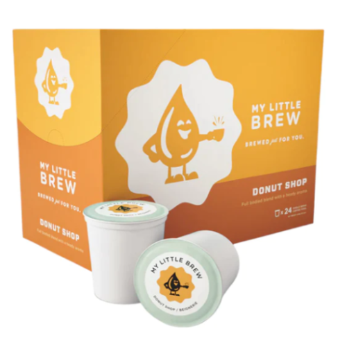 COFFEE K-CUPS - MY LITTLE BREW 24/BOX - DONUT SHOP