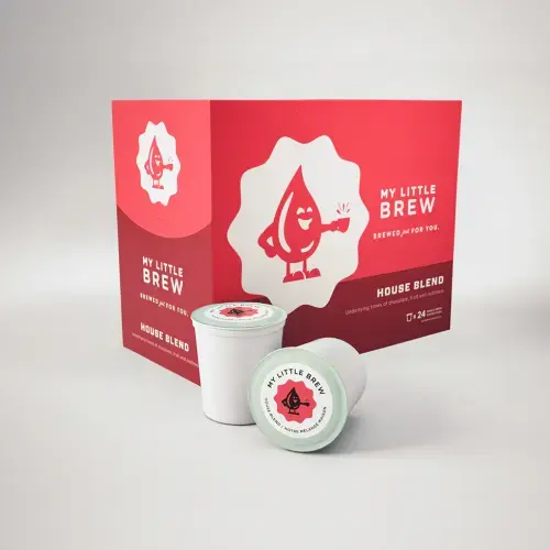 COFFEE K-CUPS - MY LITTLE BREW 24/BOX - HOUSE BLEN