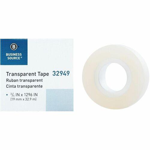 TRANSPARENT TAPE 19mm (3/4") x 33M BOXED