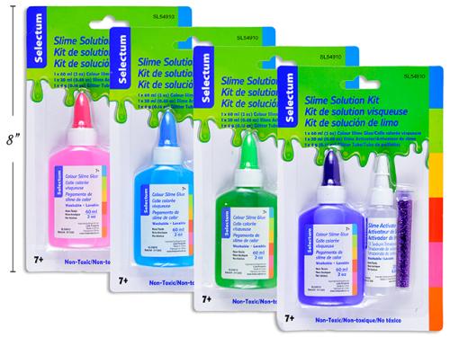 SLIME SOLUTION GLUE KIT (Colour can vary)