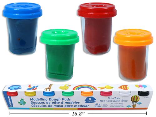 MODELING DOUGH PODS 8/PKG