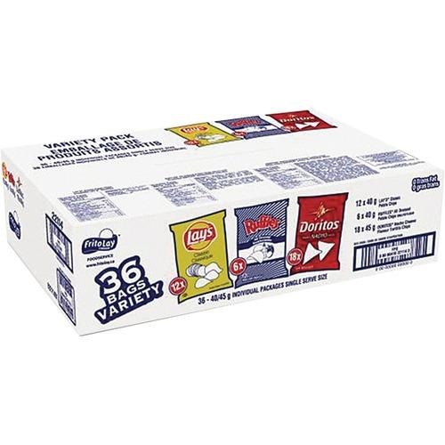 FRITO CHIPS - ASSORTED FLAVOURS - 36 x 40g