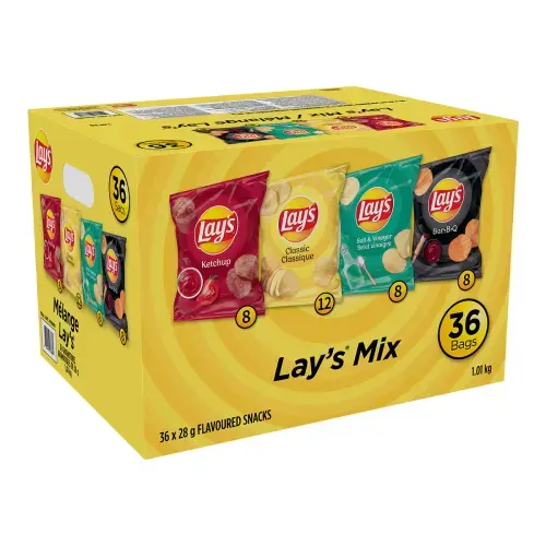 FRITO LAY CHIPS LAY'S MIX, 36 x 28g