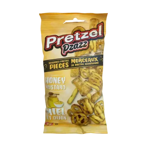 PRETZEL PZAZZ HONEY MUSTARD, 12 x 56g