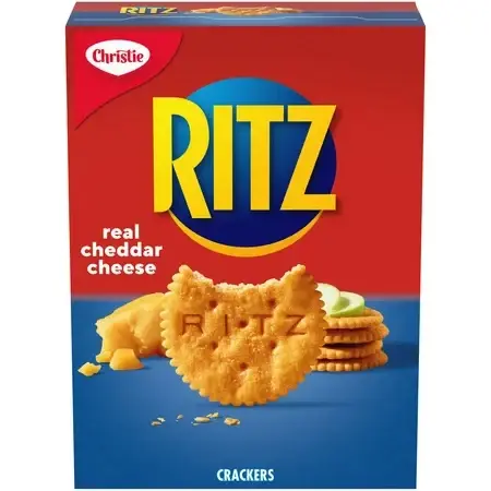 RITZ REAL CHEDDAR CHEESE CRACKERS 200g BOX