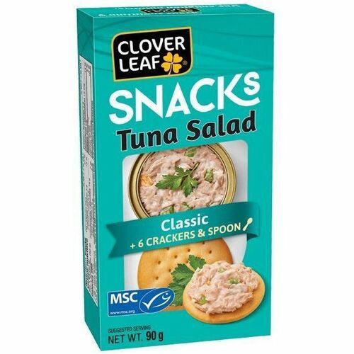 CLOVER LEAF TUNA SALAD SNACKS CLASSIC, 12 x 90g
