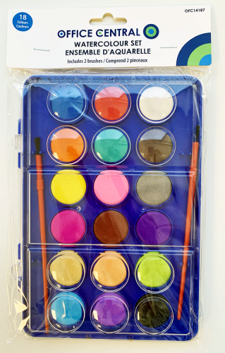 WATERCOLOUR SET ASSORTED 18/SET