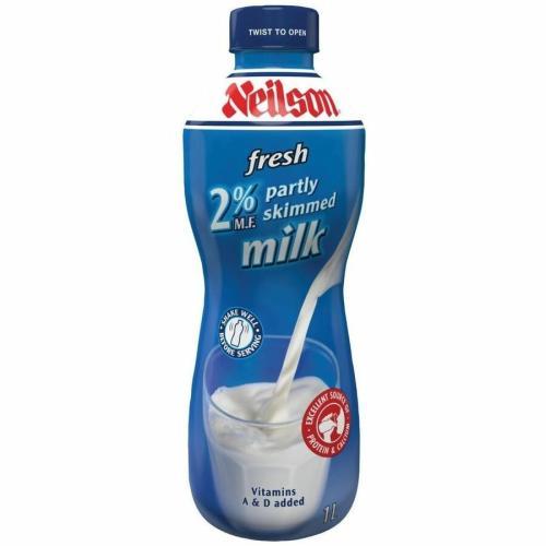 NEILSON 2% MILK BOTTLE 1L