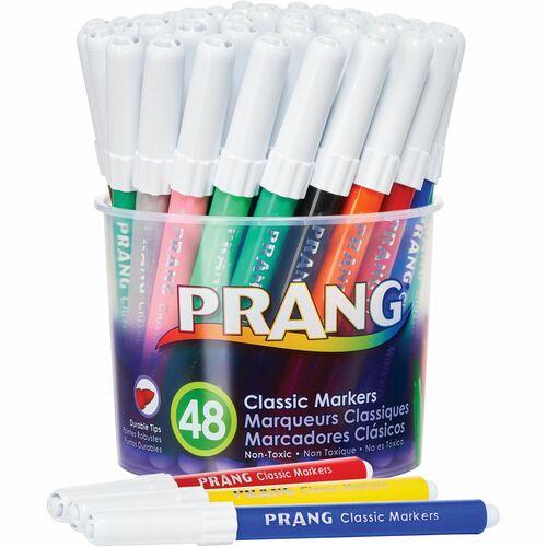 MARKERS BULLET TIP CLASSPACK ASSORTED COLOURS 48/PKG