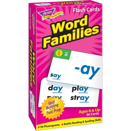FLASH CARDS, WORD FAMILIES