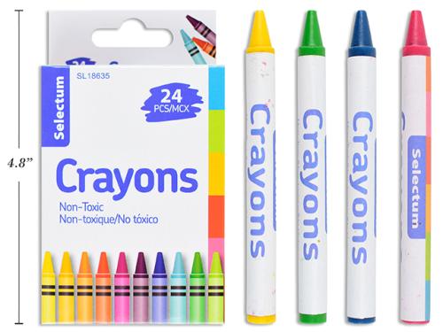 CRAYONS, SELECTRUM 24/PKG