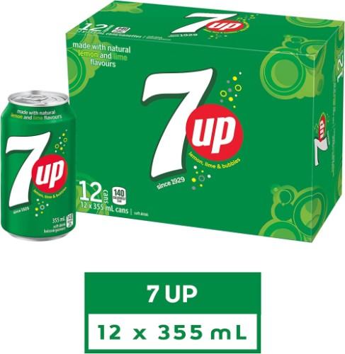 7UP 355ml 12/CASE
