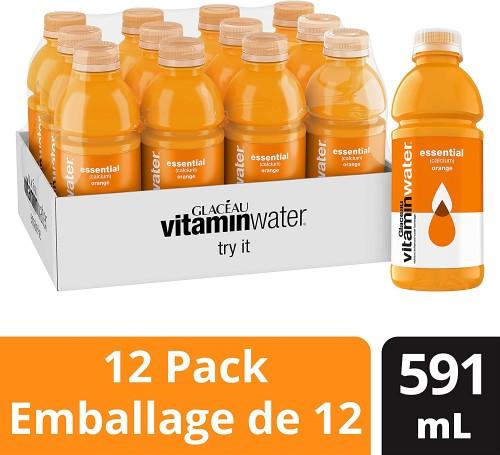 VITAMIN WATER, ORANGE 591ml 12/CASE
