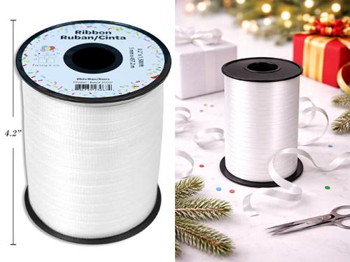 CURLING RIBBON 500 yds WHITE