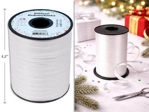 CURLING RIBBON 500 yds IVORY
