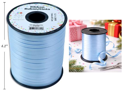 CURLING RIBBON 500 yds BABY BLUE