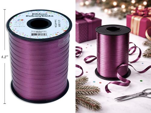 CURLING RIBBON 500 yds BURGUNDY