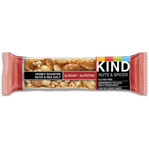 KIND HONEY ROASTED NUTS AND SEA SALT BARS 40gr 12/BOX