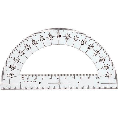 PROTRACTOR, 6" OPEN CENTRE EACH