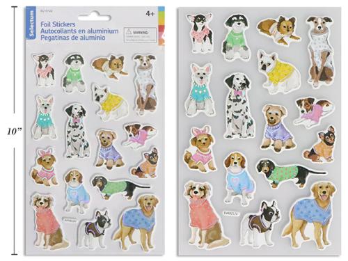 STICKERS, FOIL DOGS SERIES