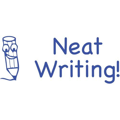 SELF-INKING STAMP - "Neat Writing!"