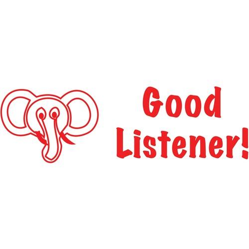 SELF-INKING STAMP - "Good Listener!"