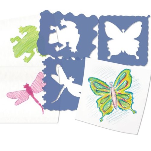 NATURE STENCILS 10/PKG