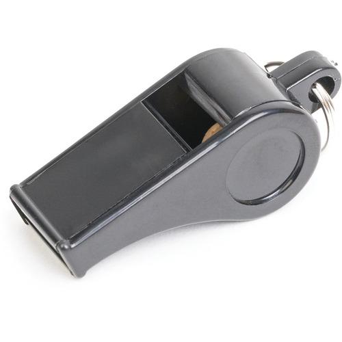 WHISTLE BLACK PLASTIC EACH