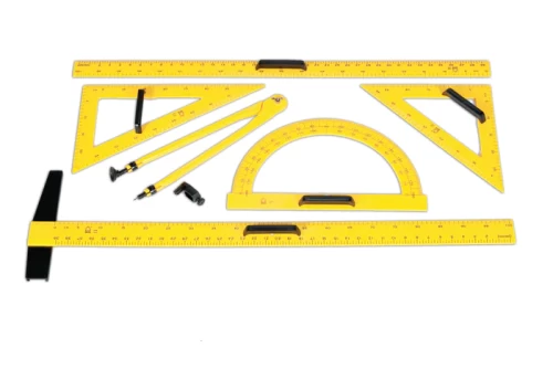 Learning Advantage Dry Erase Compass - 17 Inch Teacher Demonstration Tool For Angles & Shapes