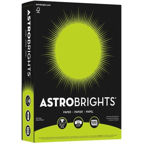 PAPER, ASTROBRIGHTS 24lb 8.5" x 11" 500/PKG TERRA GREEN