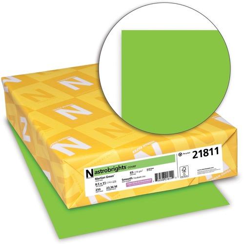 CARDSTOCK, ASTROBRIGHTS 65lb 8.5" x 11" 250/PKG MARTIAN GREEN