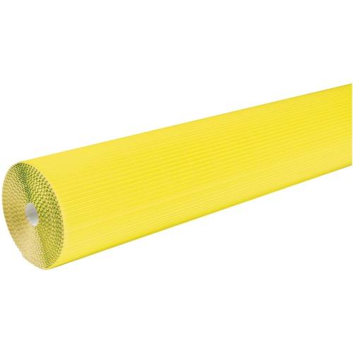CORRUGATED ROLL, 48" x 25' - CANARY