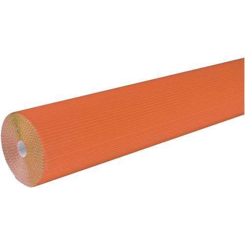 CORRUGATED ROLL, 48" x 25' - ORANGE