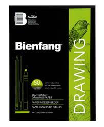 BIENFANG LIGHTWEIGHT DRAWING PAPER PAD 9" x 12" 50 SHEETS/PAD