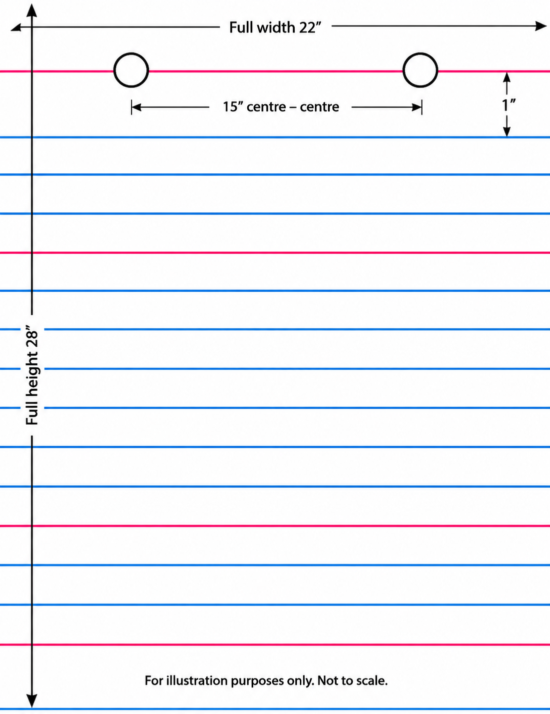 CHART PAD RBBR RULED 22" WAY
