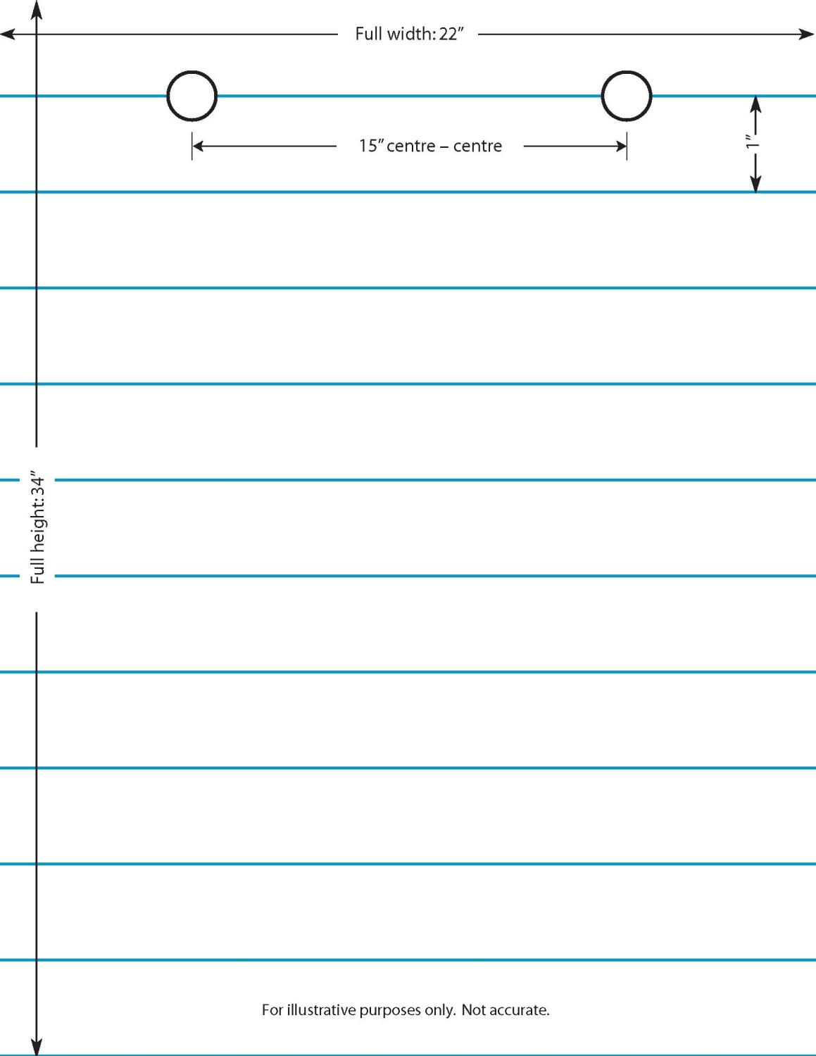 CHART PAD BLUE RULED 22" WAY