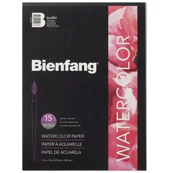 WATERCOLOUR PAPER PAD 11" x 15", 15 SHEETS/PAD
