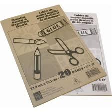 SCRAPBOOK MANILA DRAWING 9" x 12" 20 Pages 20/PKG