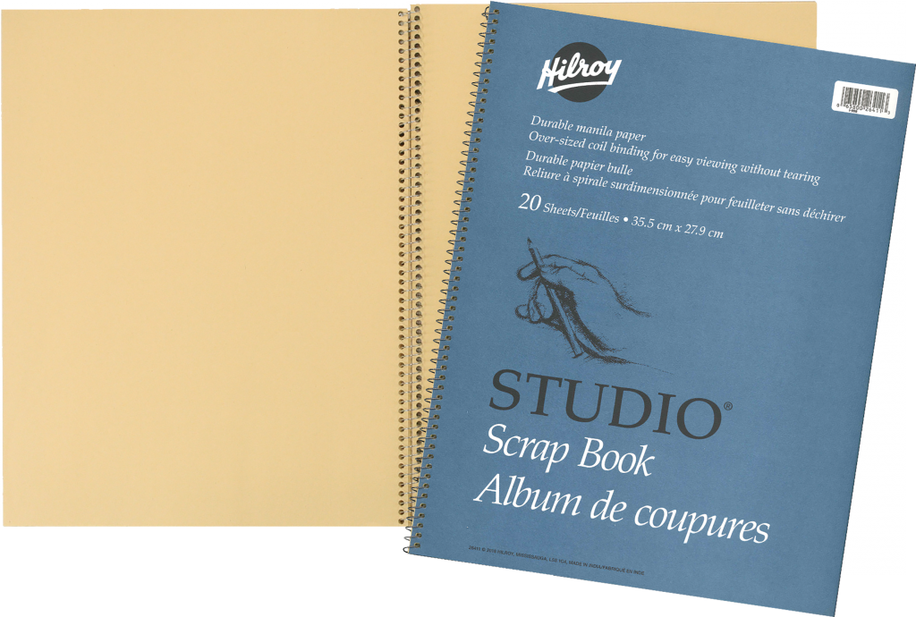 SCRAPBOOK MANILA 11" x 14" 20 Pages