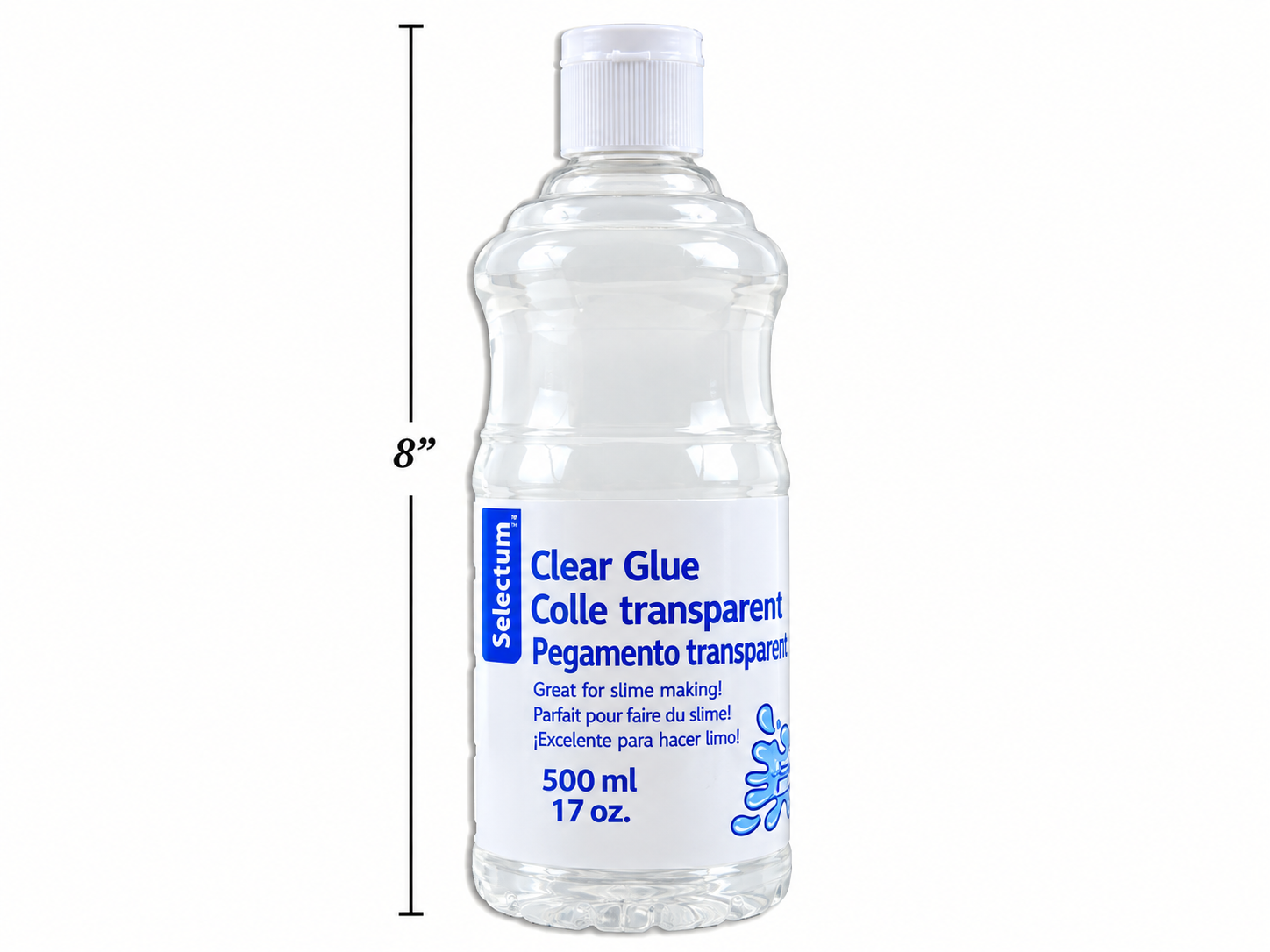 WASHABLE CLEAR GLUE 500ml (17oz)