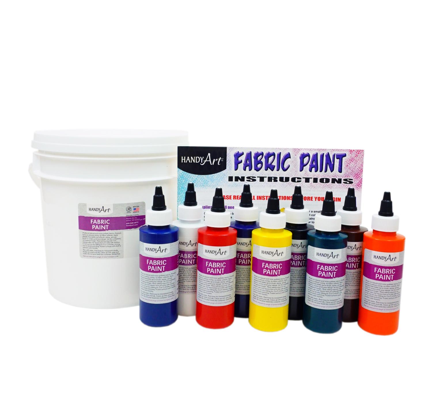 FABRIC PAINT  9 X 4 OZ PRIMARY