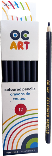 PENCIL CRAYONS OC 12/BOX - PURPLE