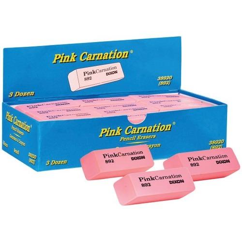 ERASER MEDIUM PINK 36/BOX