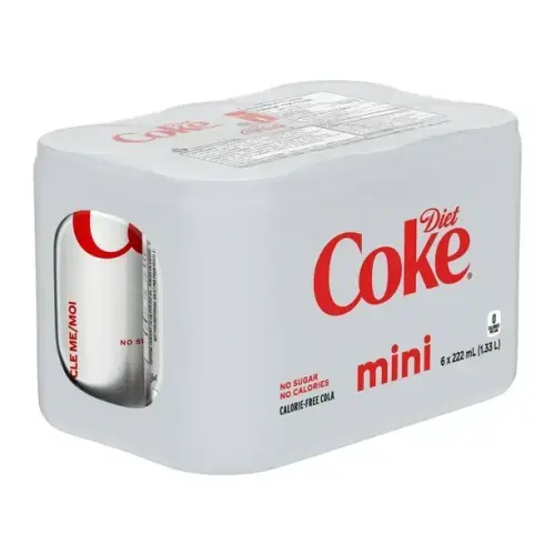 DIET COKE 222ml 6/CASE